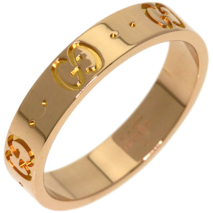 GUCCI Icon # 13 Ring K18 Pink Gold Ladies [Used]