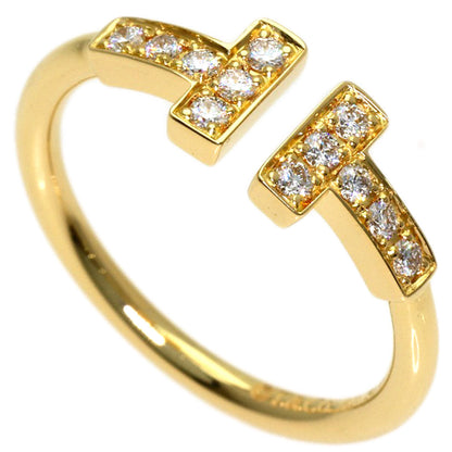 TIFFANY&Co. TWire Diamond Ring K18 Yellow Gold Ladies [Used]