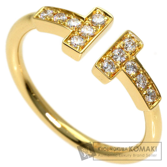 TIFFANY&Co. TWire Diamond Ring K18 Yellow Gold Ladies [Used]
