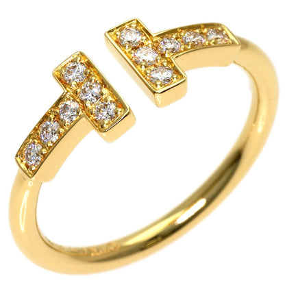 TIFFANY&Co. TWire Diamond Ring K18 Yellow Gold Ladies [Used]