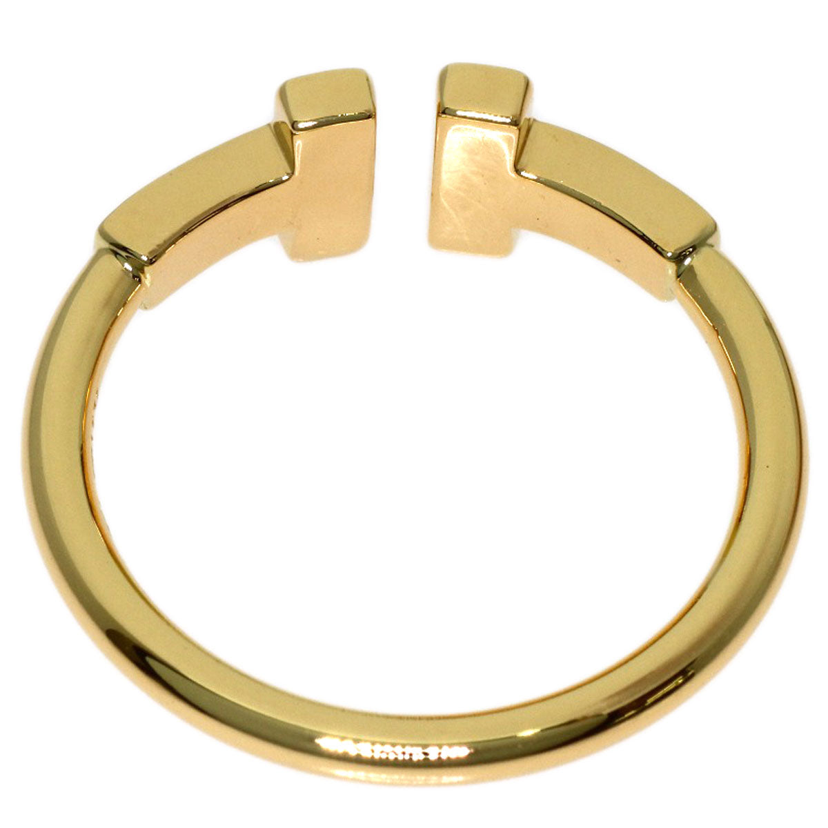 TIFFANY&Co. TWire Diamond Ring K18 Yellow Gold Ladies [Used]