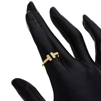TIFFANY&Co. TWire Diamond Ring K18 Yellow Gold Ladies [Used]