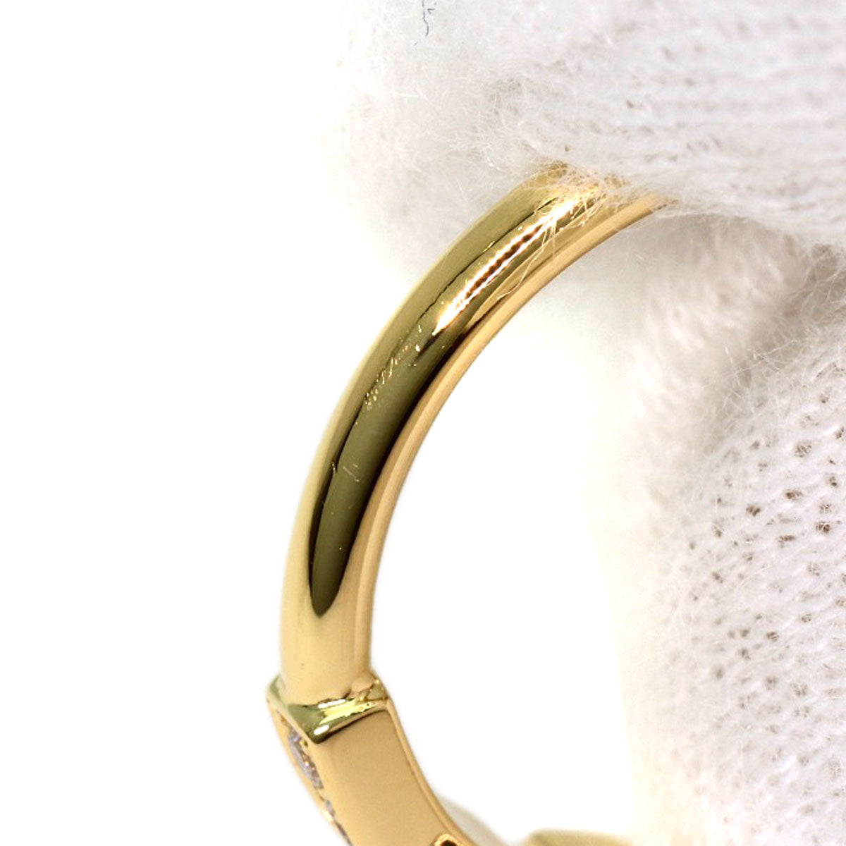 TIFFANY&Co. TWire Diamond Ring K18 Yellow Gold Ladies [Used]