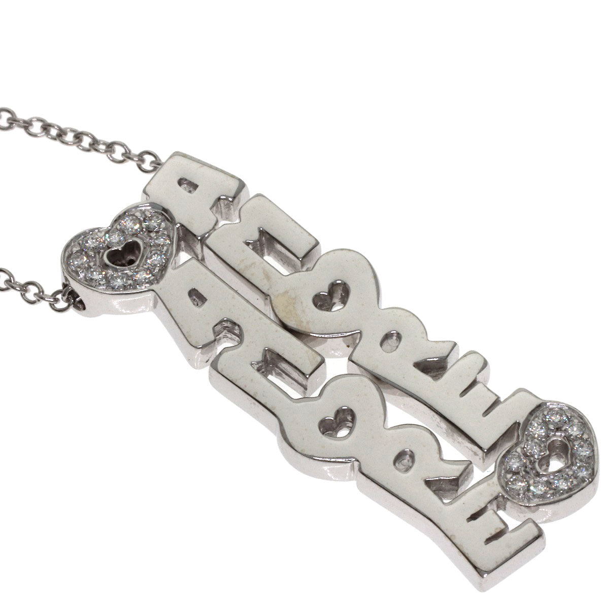 PASQUALE BRUNI Amore Diamond Necklace K18 White Gold Ladies [Used]