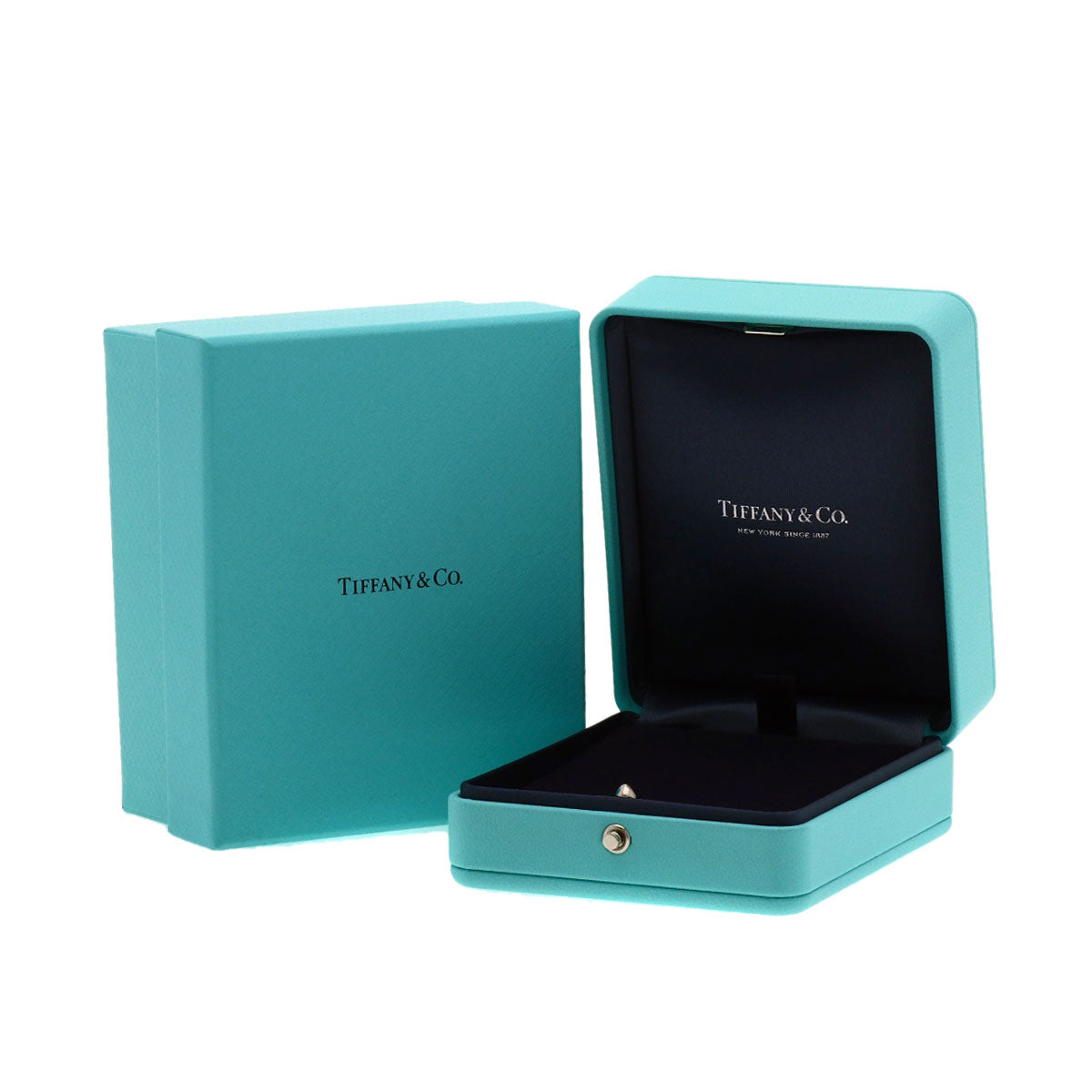 TIFFANY&Co. T Smile Mini Necklace K18 Yellow Gold Ladies [Used]