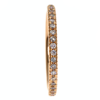 TIFFANY&Co. Soleste Full Eternity Diamond Ring K18 Pink Gold Ladies [Used]
