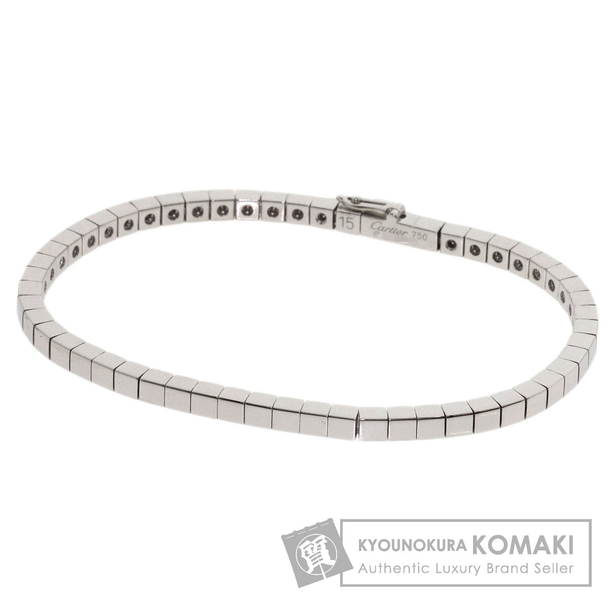 CARTIER Lanière #15 Bracelet K18 White Gold Ladies [Used]