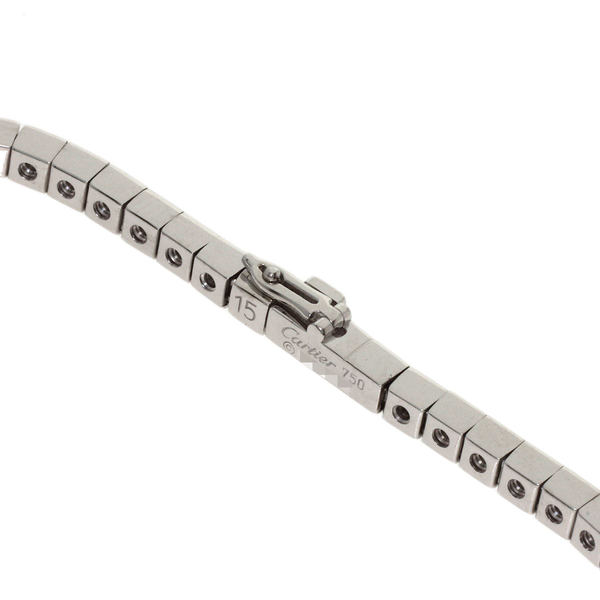 CARTIER Lanière #15 Bracelet K18 White Gold Ladies [Used]