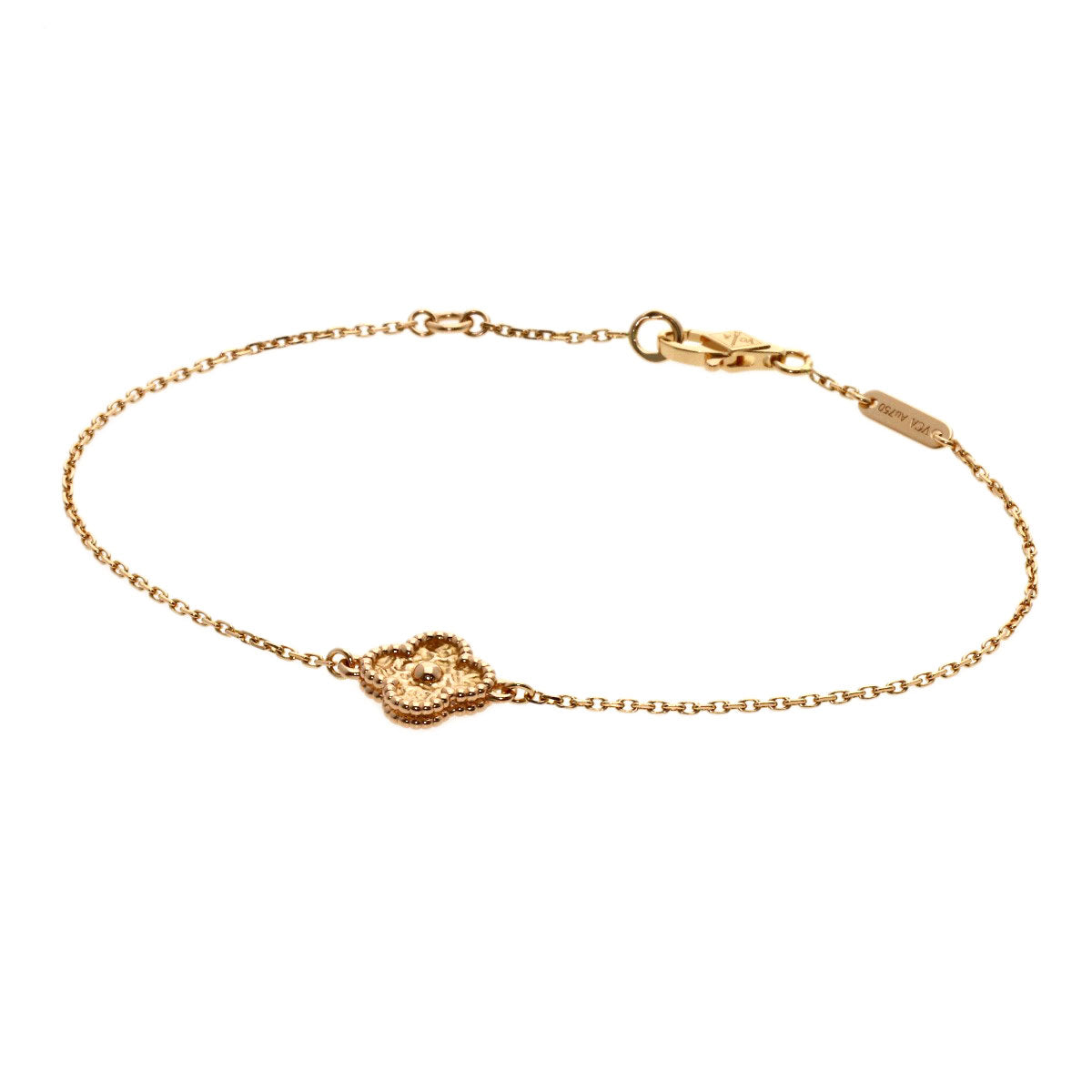 Van Cleef & Arpels Sweet Alhambra Bracelet K18 Pink Gold Ladies [Used]