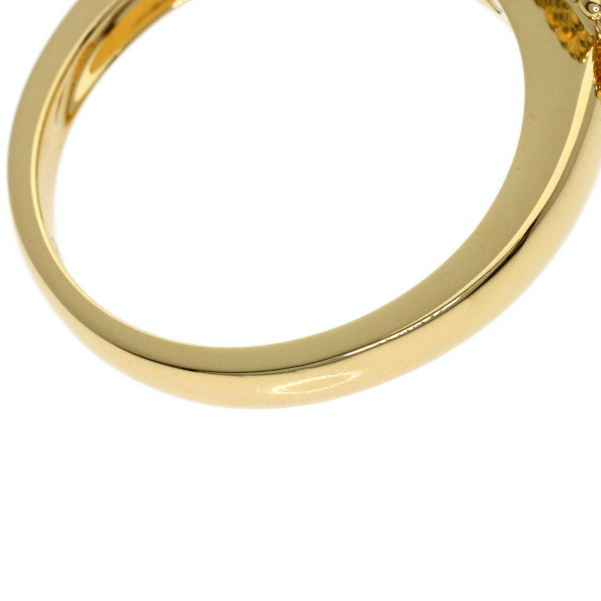 Van Cleef & Arpels Vintage Alhambra Malachite #53 Ring K18 Yellow Gold Ladies [Used]