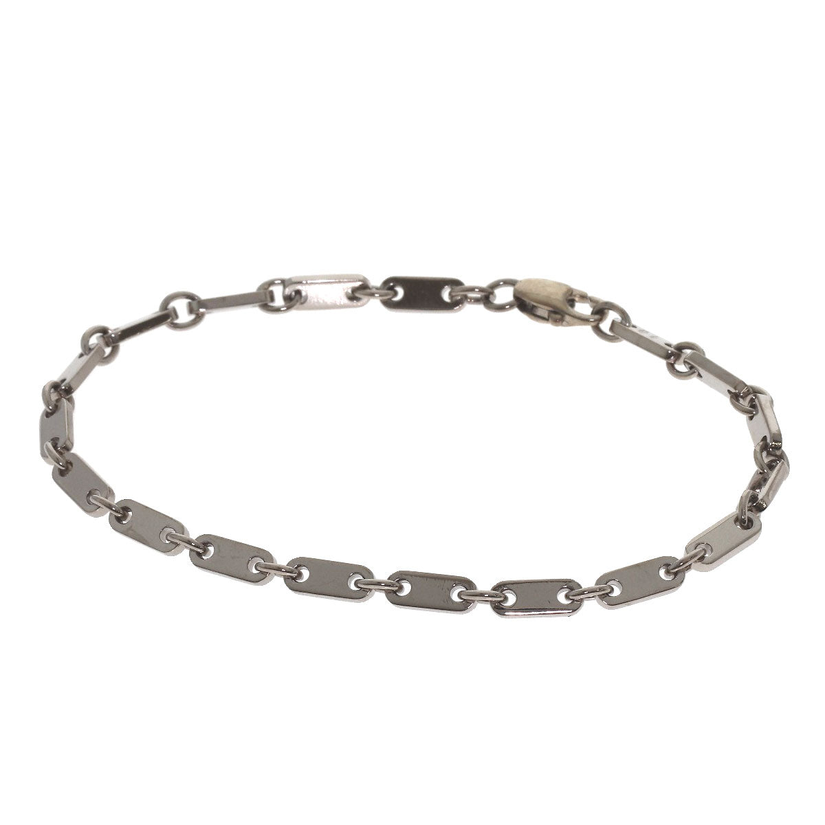 CARTIER Figaro Bracelet K18 White Gold Ladies [Used]