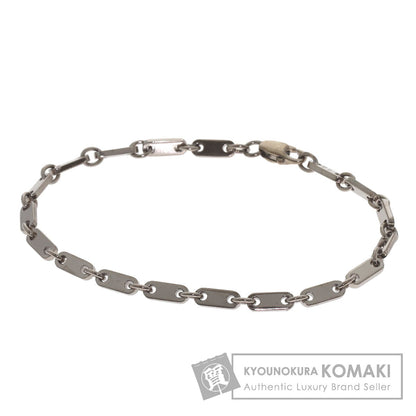 CARTIER Figaro Bracelet K18 White Gold Ladies [Used]