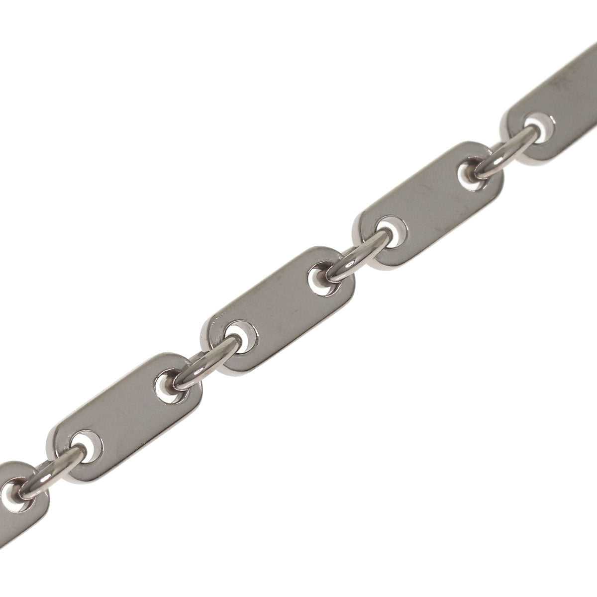 CARTIER Figaro Bracelet K18 White Gold Ladies [Used]