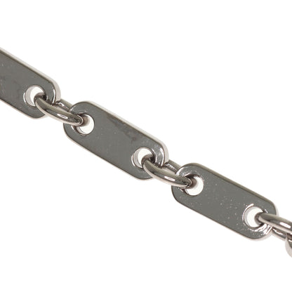 CARTIER Figaro Bracelet K18 White Gold Ladies [Used]