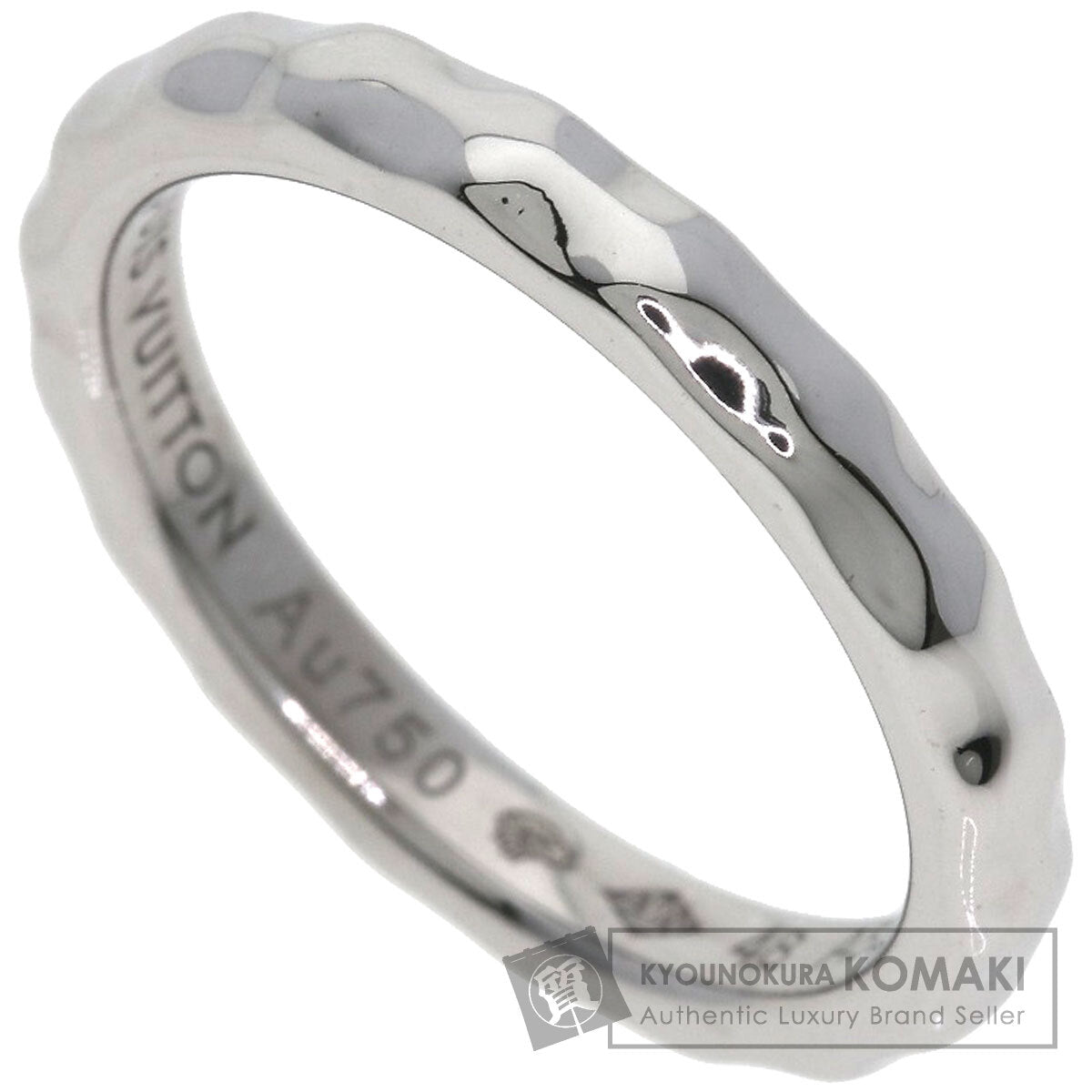 LOUIS VUITTON Alliance Monogram Infini #48 Ring K18 White Gold Ladies [Used]