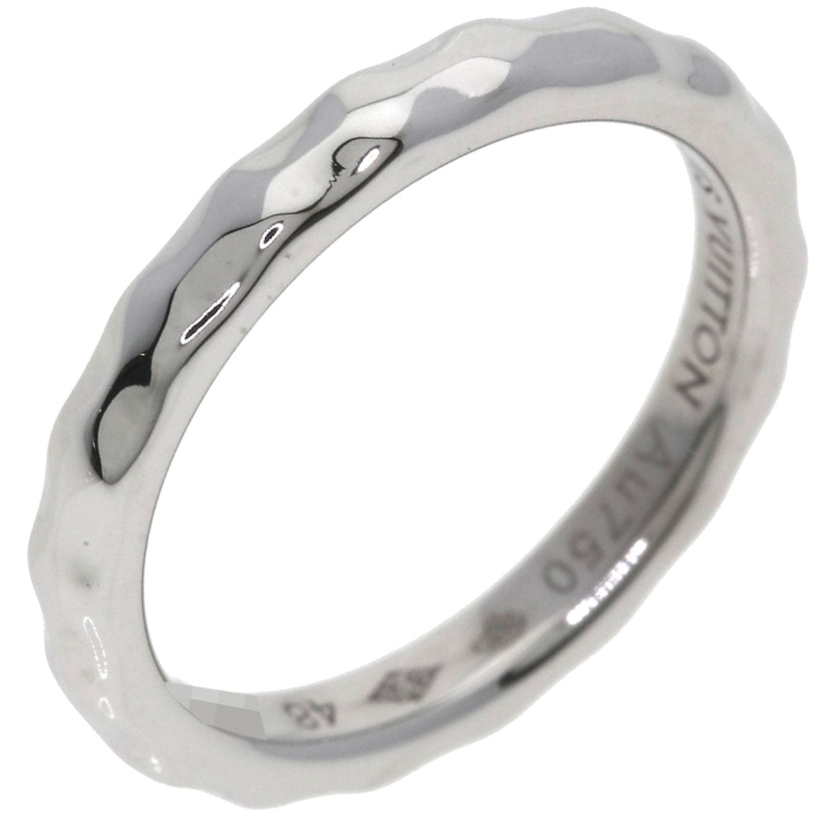 LOUIS VUITTON Alliance Monogram Infini #48 Ring K18 White Gold Ladies [Used]