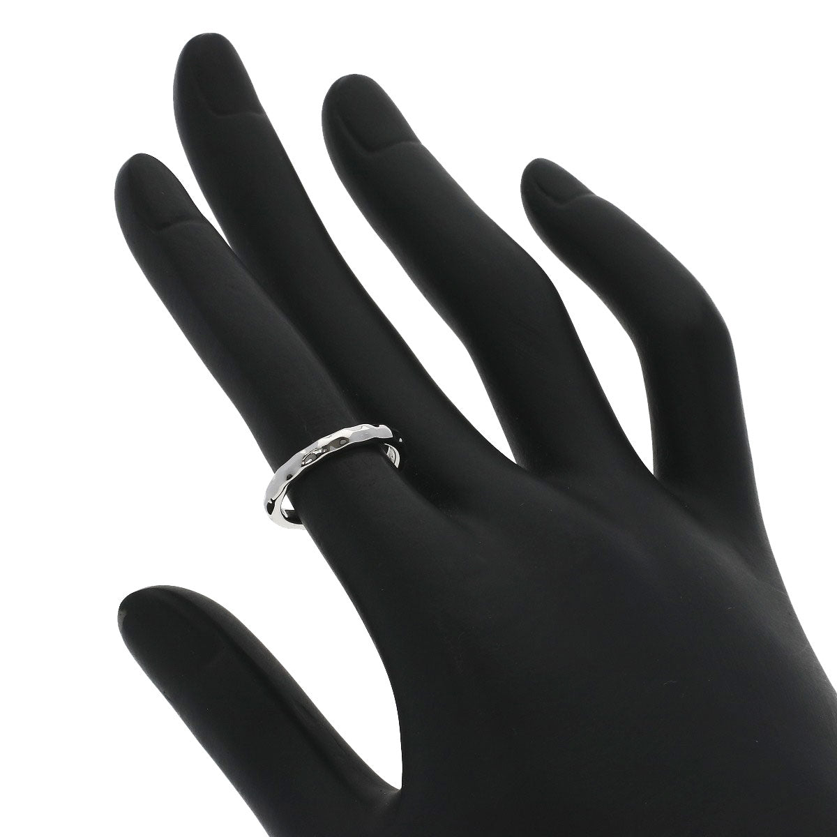 LOUIS VUITTON Alliance Monogram Infini #48 Ring K18 White Gold Ladies [Used]