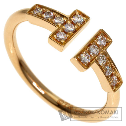 TIFFANY&Co. TWire Diamond Ring K18 Pink Gold Ladies [Used]