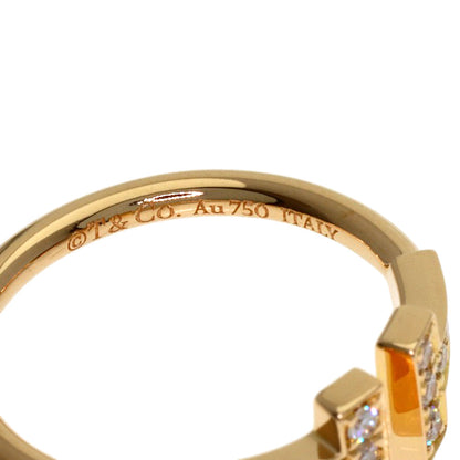 TIFFANY&Co. TWire Diamond Ring K18 Pink Gold Ladies [Used]