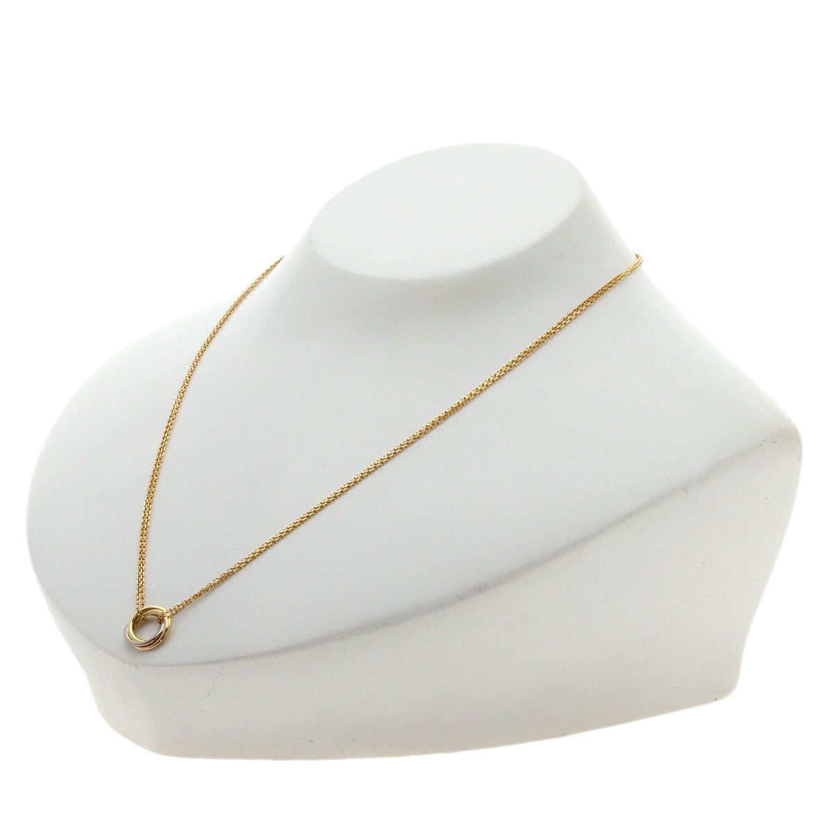 CARTIER Baby Trinity Necklace K18 Yellow Gold K18 White GoldLadies [Used]