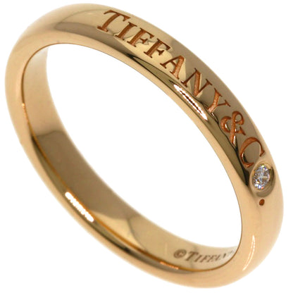 TIFFANY&Co. Wedding Diamonds Ring K18 Pink Gold Ladies [Used]