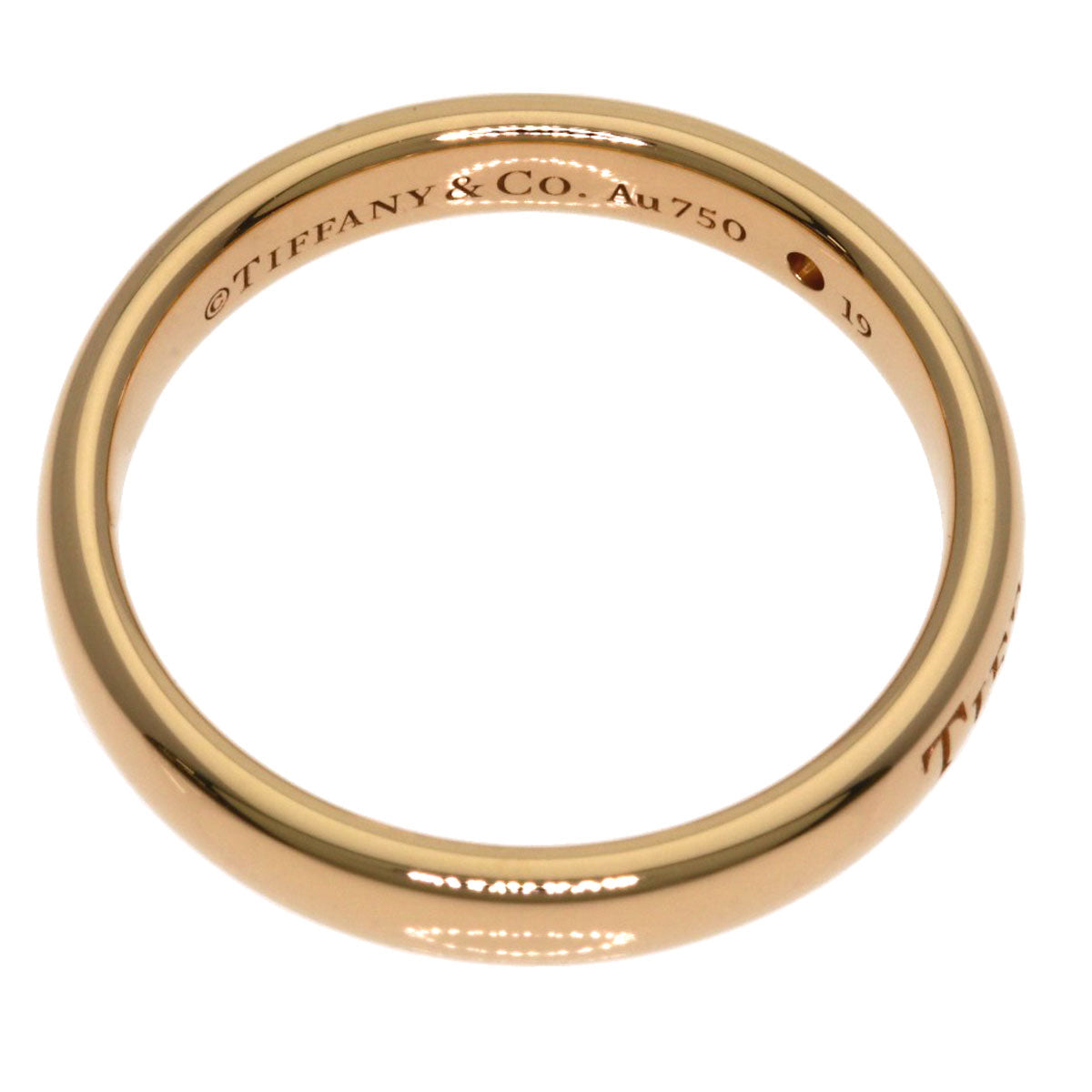 TIFFANY&Co. Wedding Diamonds Ring K18 Pink Gold Ladies [Used]