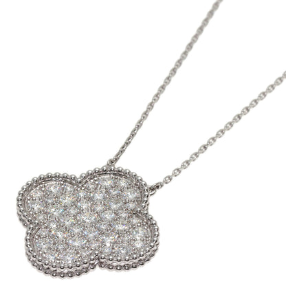 Van Cleef & Arpels Magic Alhambra Diamond Necklace K18 White Gold Ladies [Used]