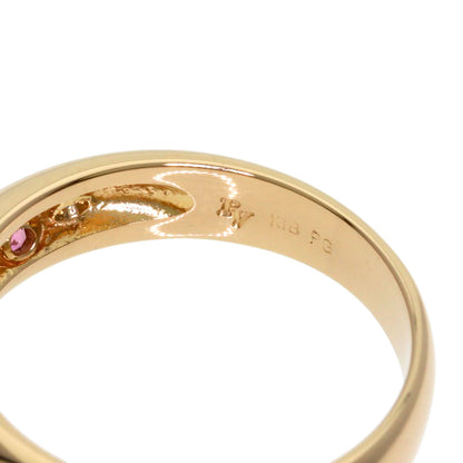 Ponte Vecchio multicolor Ring K18 Pink Gold Ladies [Used]