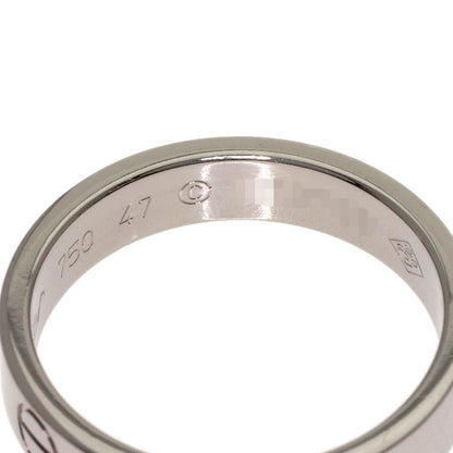 CARTIER mini love ring #47 Ring K18 White Gold Ladies [Used]