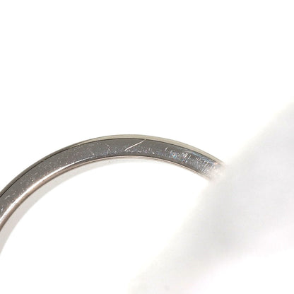 CARTIER mini love ring #47 Ring K18 White Gold Ladies [Used]