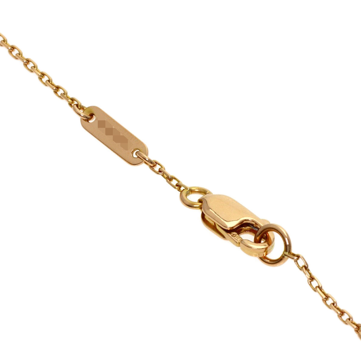Van Cleef & Arpels Sweet Alhambra Carnelian Bracelet K18 Pink Gold Ladies [Used]