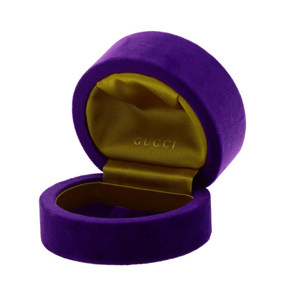 GUCCI Ouroboros Half Diamond #11 Ring K18 Yellow Gold Ladies [Used]