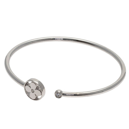 LOUIS VUITTON Twist Blossom Diamond #15 Bracelet K18 White Gold Ladies [Used]