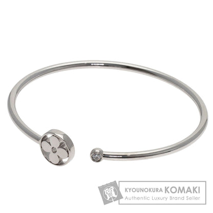 LOUIS VUITTON Twist Blossom Diamond #15 Bracelet K18 White Gold Ladies [Used]