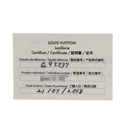 LOUIS VUITTON Twist Blossom Diamond #15 Bracelet K18 White Gold Ladies [Used]