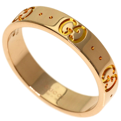 GUCCI Icon ring # 12 Ring K18 Pink Gold Ladies [Used]
