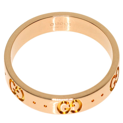 GUCCI Icon ring # 12 Ring K18 Pink Gold Ladies [Used]