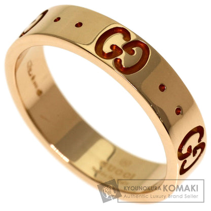 GUCCI Icon Ring #7 Ring K18 Pink Gold Ladies [Used]