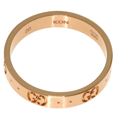 GUCCI Icon #20 Ring K18 Pink Gold Ladies [Used]