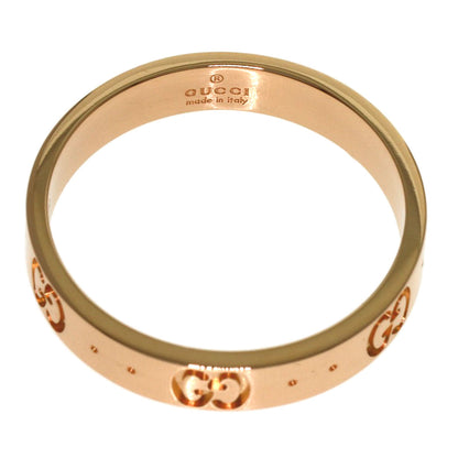 GUCCI Icon #20 Ring K18 Pink Gold Ladies [Used]