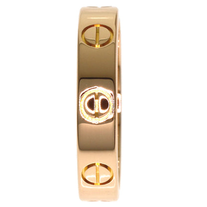 CARTIER Mini love ring # 48 Ring K18 Pink Gold Ladies [Used]