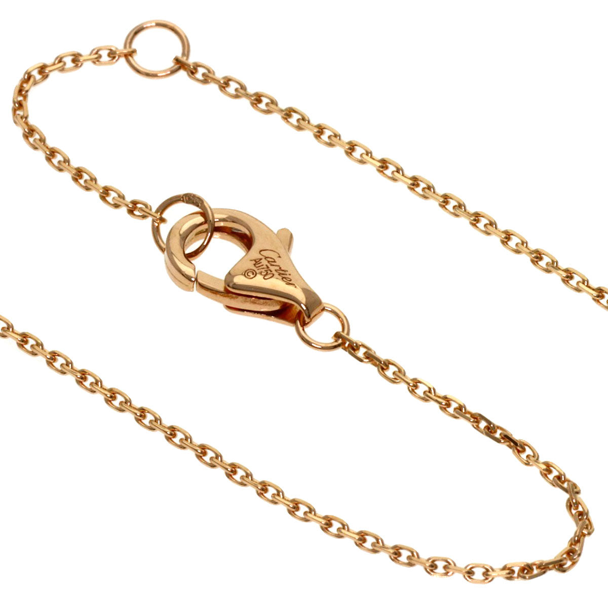CARTIER Baby Trinity Pink Sapphire Necklace K18 Yellow Gold K18 White GoldLadies [Used]