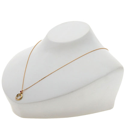 CARTIER Baby Trinity Pink Sapphire Necklace K18 Yellow Gold K18 White GoldLadies [Used]