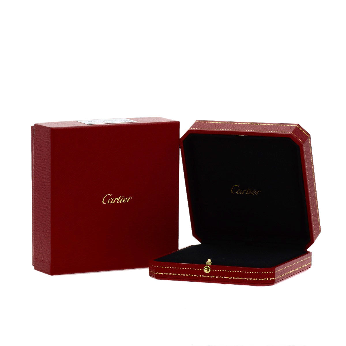 CARTIER Baby Trinity Pink Sapphire Necklace K18 Yellow Gold K18 White GoldLadies [Used]