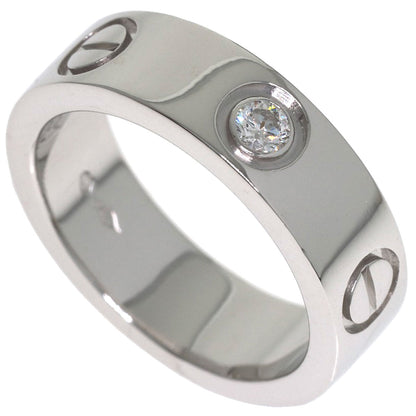 CARTIER love ring1P Diamond #49 Ring Platinum PT950 Ladies [Used]