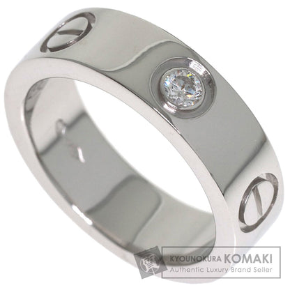 CARTIER love ring1P Diamond #49 Ring Platinum PT950 Ladies [Used]