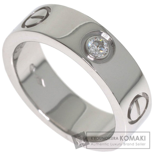 CARTIER love ring1P Diamond #49 Ring Platinum PT950 Ladies [Used]