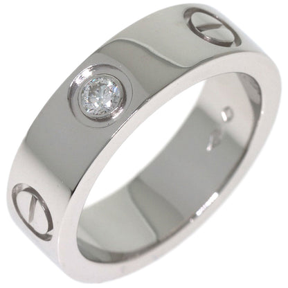 CARTIER love ring1P Diamond #49 Ring Platinum PT950 Ladies [Used]
