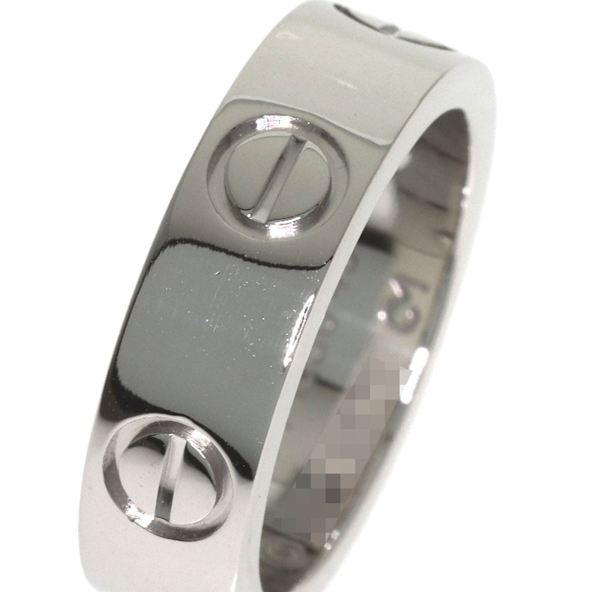 CARTIER love ring1P Diamond #49 Ring Platinum PT950 Ladies [Used]