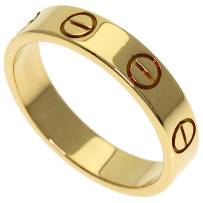 CARTIER Mini love ring #46 Ring K18 Yellow Gold Ladies [Used]